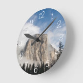 Yosemite Runde Wanduhr (Winkel)