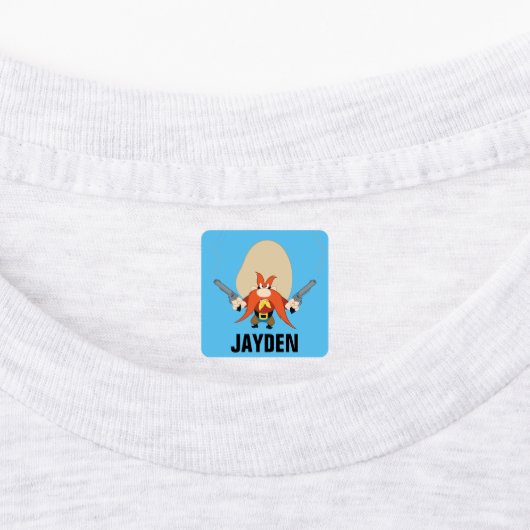 Yosemite Sam Back Off Etiketten (Befestigt)