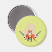 Yosemite Sam Back Off Magnet (Vorderseite/Rückseite)