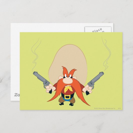 Yosemite Sam Back Off Postkarte (Vorne/Hinten)