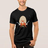 Yosemite Sam Back Off Tri-Blend Shirt (Vorderseite)