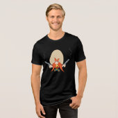 Yosemite Sam Back Off Tri-Blend Shirt (Vorderseite voll)