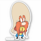 Yosemite Sam Hands auf Hips Aufkleber (Vorderseite)