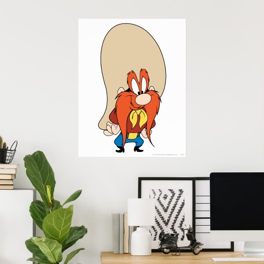 Yosemite Sam Hands auf Hips Poster (Heimbüro)