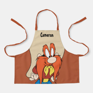 Yosemite Sam Hands auf Hüften Schürze