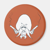 Yosemite Sam Rauchpistolen Magnet (Vorne)
