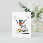 Yosemite Sam Road Rage Postkarte (Stehend Vorderseite)