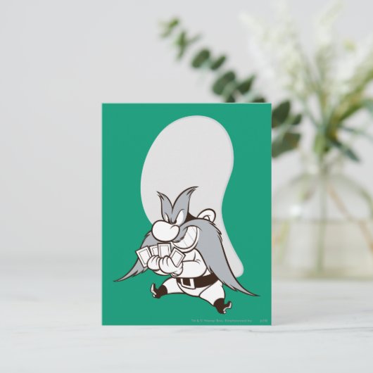 Yosemite Sam Spielkarten Postkarte (Stehend Vorderseite)