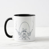 Yosemite Sam Srauking Guns Tasse (Links)