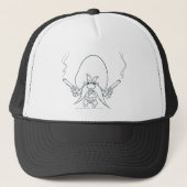 Yosemite Sam Srauking Guns Truckerkappe (Vorderseite)