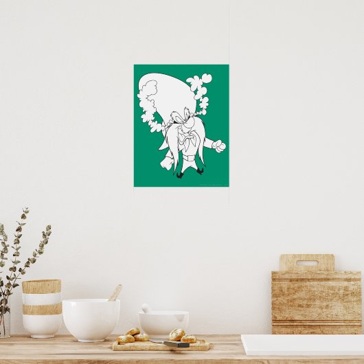 Yosemite Sam Steaming Mad Poster (Küche)