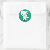 Yosemite Sam Steaming Mad Runder Aufkleber (Tasche)