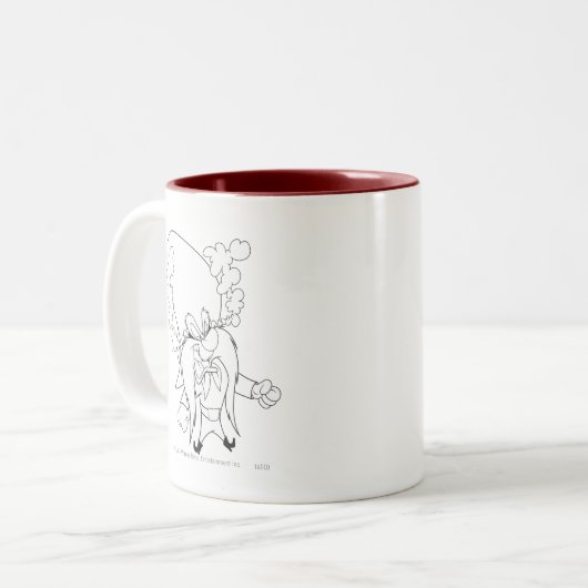 Yosemite Sam Steaming Mad Zweifarbige Tasse (Vorderseite Links)