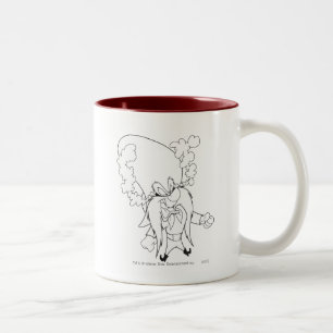 Yosemite Sam Steaming Mad Zweifarbige Tasse