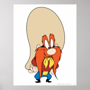 Yosemite Sam stemmt die Hände in die Hüften Poster