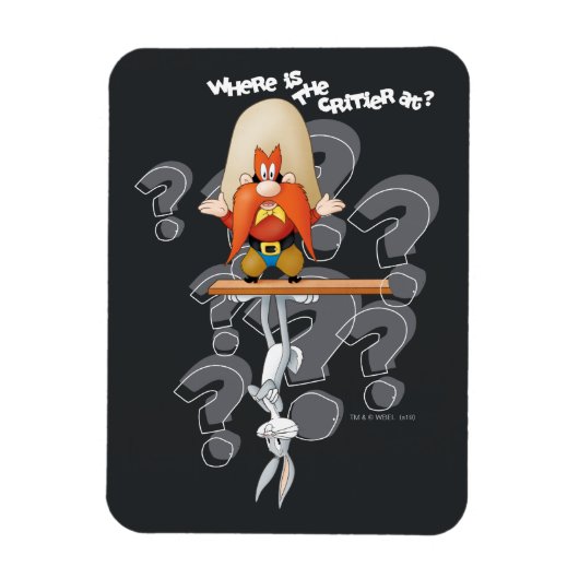 Yosemite Sam sucht nach "Critter" BUGS BUNNY™ Magnet (Vertikal)