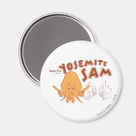Yosemite Sam Warner Bros. Presents Magnet (Vorderseite/Rückseite)