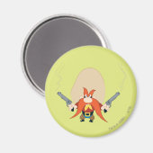 Yosemite Sam Zurück Magnet (Vorderseite/Rückseite)