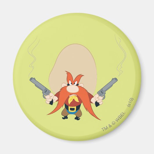 Yosemite Sam Zurück Magnet (Vorne)