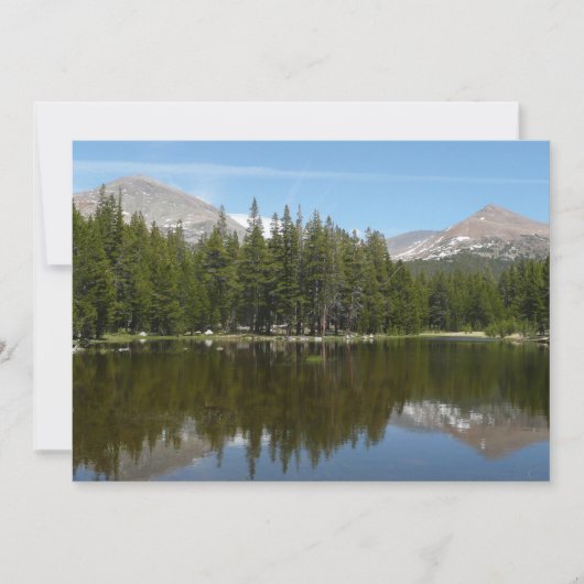 Yosemite-See-Reflexion Karte (Vorderseite)