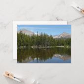 Yosemite-See-Reflexion Karte (Vorderseite/Rückseite Beispiel)
