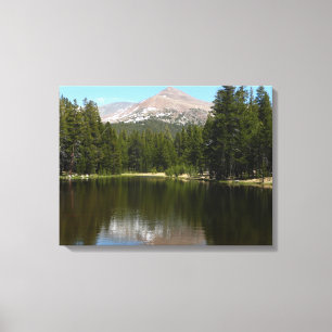 Yosemite-See-Reflexion Leinwanddruck
