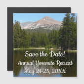 Yosemite-See-Reflexion Magnetkarte (Vorne/Hinten)