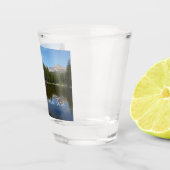 Yosemite-See-Reflexion Schnapsglas (Rechts)