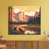 Yosemite Serenity Leinwanddruck (Insitu (Wohnzimmer))