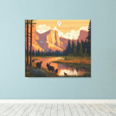 Yosemite Serenity Leinwanddruck (Insitu (Holzboden))