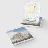 Yosemite Steinuntersetzer (Seitenansicht)