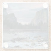 Yosemite-Tal Glasuntersetzer (Rückseite)
