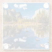 Yosemite-Tal im Fall Glasuntersetzer (Rückseite)