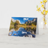 Yosemite-Tal im Fall Karte (Gelbe Blume)