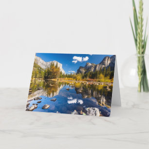 Yosemite-Tal im Fall Karte