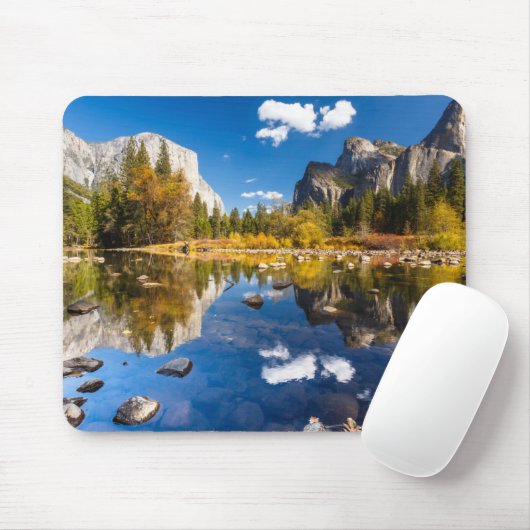 Yosemite-Tal im Fall Mousepad (Mit Mouse)