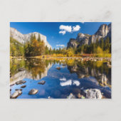 Yosemite-Tal im Fall Postkarte (Vorderseite)