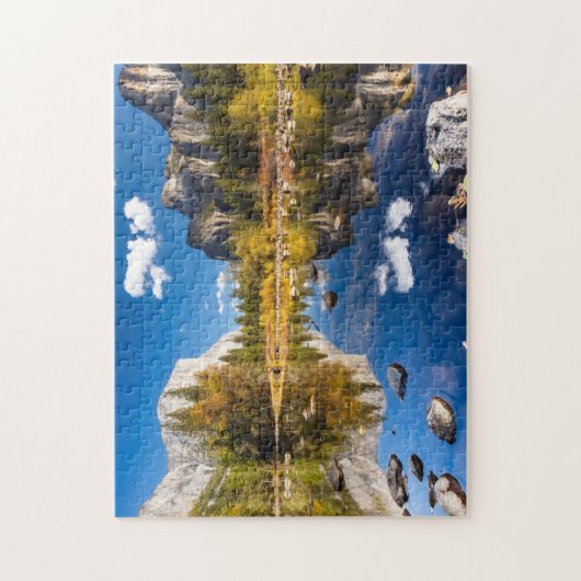 Yosemite-Tal im Fall Puzzle (Vertikal)