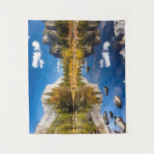 Yosemite-Tal im Fall Wandteppich (Vorderseite)