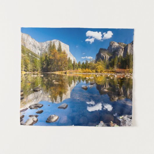 Yosemite-Tal im Fall Wandteppich (Vorderseite (Horizontal))