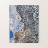 Yosemite-Tal im Schnee Puzzle (Vertikal)