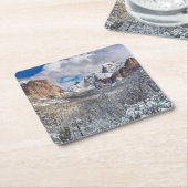 Yosemite-Tal im Schnee Rechteckiger Pappuntersetzer (angewinkelt)