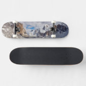 Yosemite-Tal im Schnee Skateboard (Horizontal)