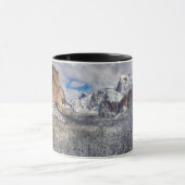 Yosemite-Tal im Schnee Tasse (Zentrum)
