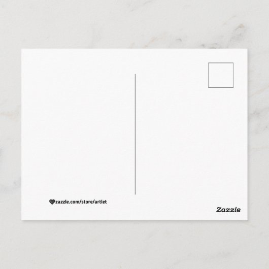 Yosemite-Tal Postkarte (Rückseite)