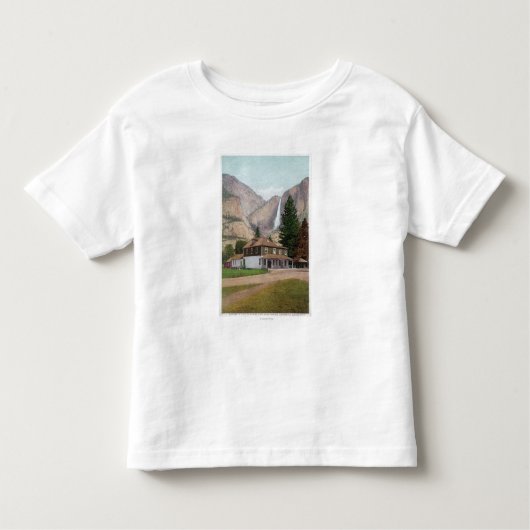 Yosemite-Tal-Speicher und Post Kleinkind T-shirt (Vorderseite)