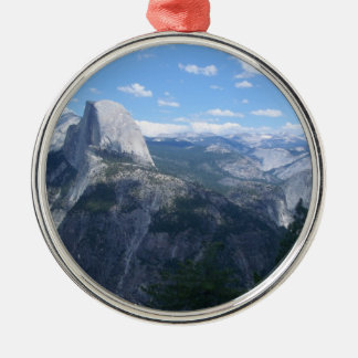 Yosemite-Tal vom Gletscher-Punkt Silbernes Ornament