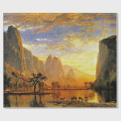 Yosemite-Tal von Albert Bierstadt Geschenkpapier (Flach)