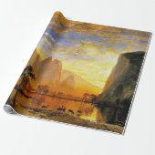 Yosemite-Tal von Albert Bierstadt Geschenkpapier (Ungerollt)