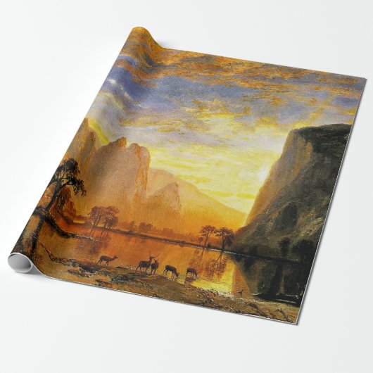 Yosemite-Tal von Albert Bierstadt Geschenkpapier (Ungerollt)
